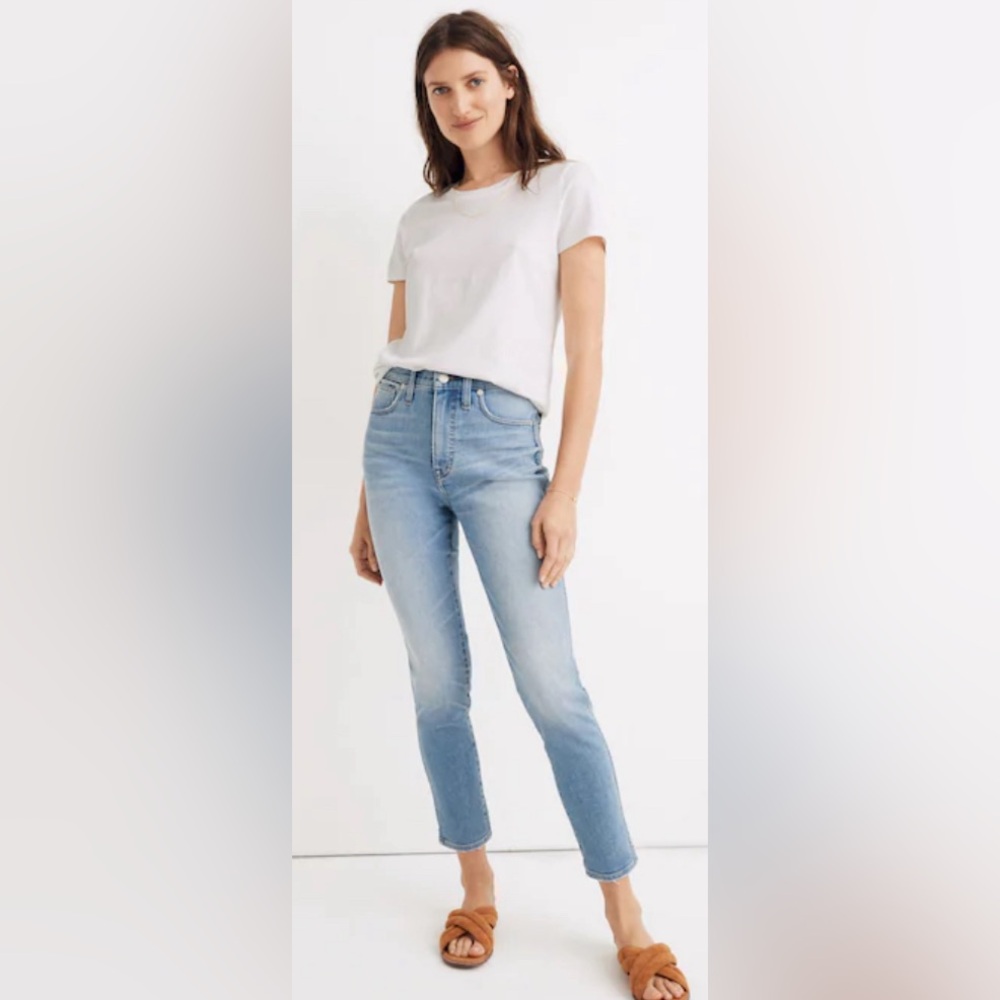 Madewell 10” High-Rise Skinny Crop Jeans Size 28